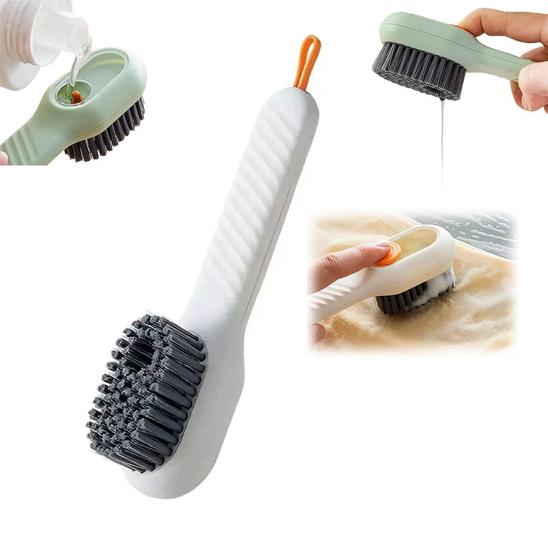 Multifunctional Scrubbing Brush With Liquid Soap Dispenser