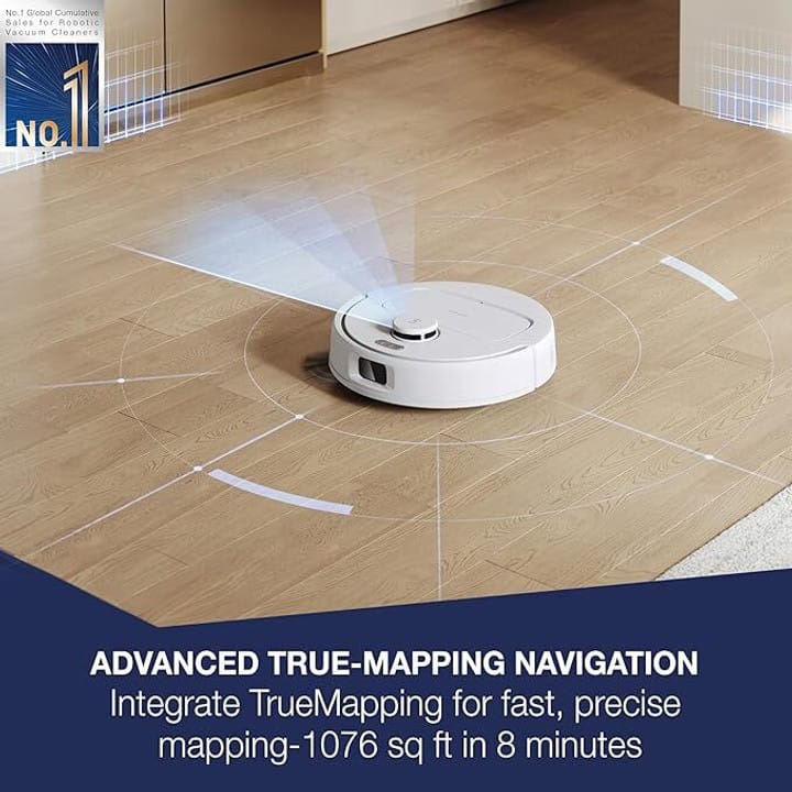 N30 Robotic Floor Cleaner 2 in 1 Mopping and Vacuum
(WiFi connectivity)