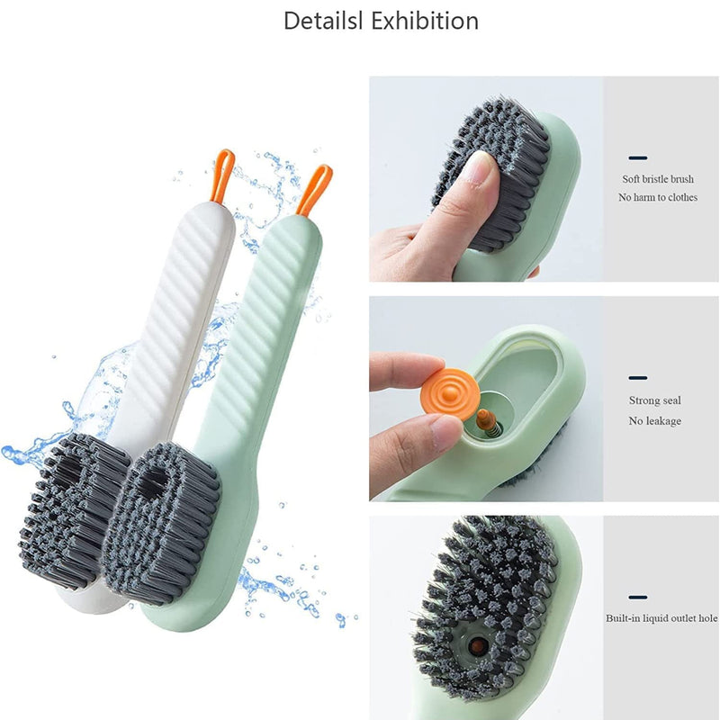 Multifunctional Scrubbing Brush With Liquid Soap Dispenser